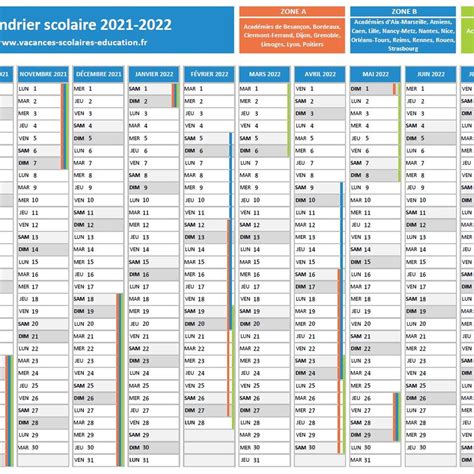 Vacances Scolaires Le Calendrier Officiel Ariaatr Hot Sex Picture