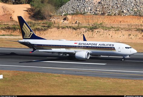 9V MBJ Singapore Airlines Boeing 737 8 MAX Photo By GZ T16 ID 1567001