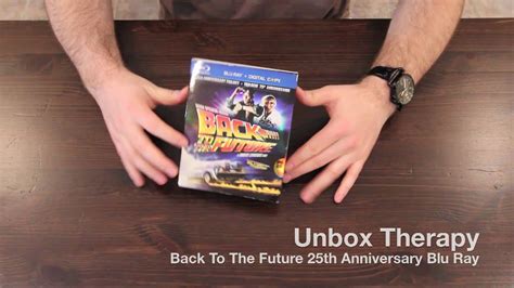 Back To The Future 25th Anniversary Blu Ray Unboxing Overview Macro