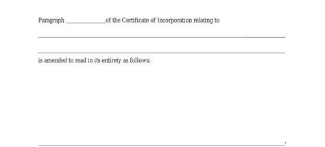 Certificate Of Amendment Ny Sample Pdf Form Formspal