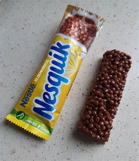 Nesquik Cereal Bar | Pretty food, Food obsession, Junk food snacks