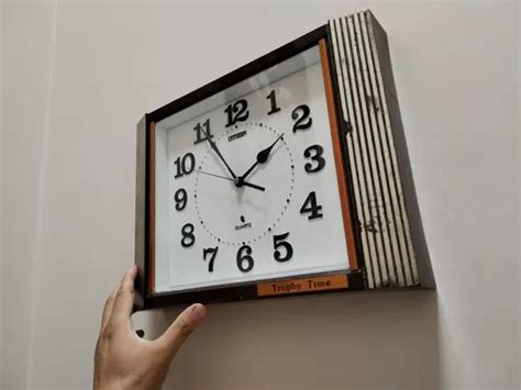 Reloj De Pared Citizen Japon S Genuino De Los A Os Cuarzo