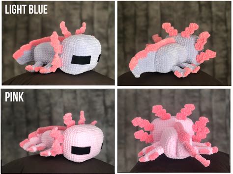 Minecraft Axolotl Plushie