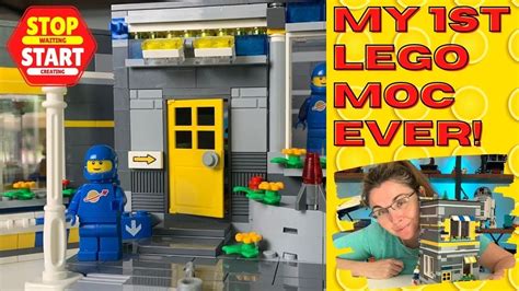 My First Lego Modular Building Moc Ever For The Lego City Youtube