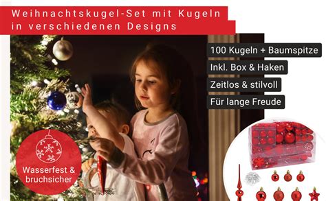 Amazon De Woma Christbaumkugeln Set Kupfer Weiteren Farben