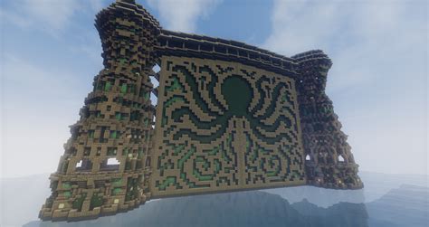 The grand entrance to my future water based city. | Idées minecraft, Créations minecraft ...