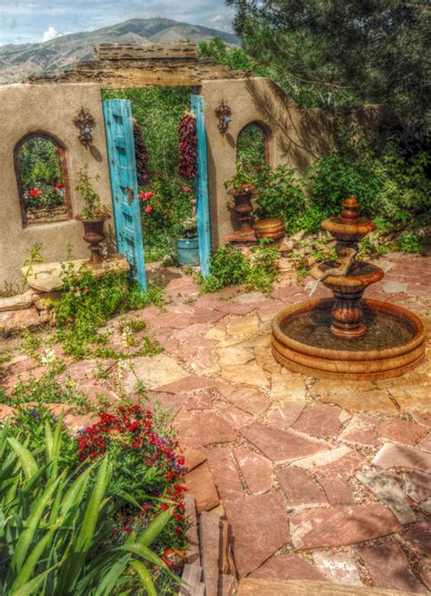 Mexican Courtyard Mexican Courtyard Spanish Style Homes Hacienda