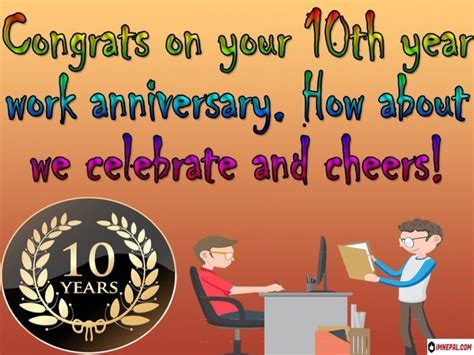 Congratulations Messages For 10 Year Work Service Anniversary