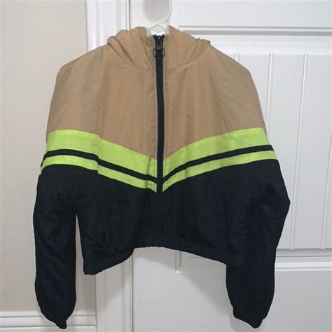 Jackets And Coats Cropped Sherpa Lined Windbreaker Jacket Poshmark