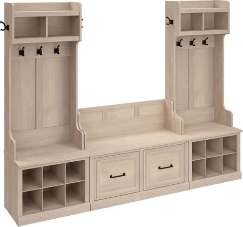 Amazon Bush Furniture Woodland Entryway Storage Set With Hall