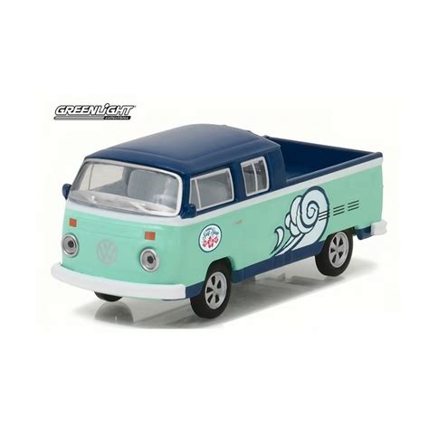 Volkswagen Kombi Type Double Cab Pick Up Surf Shop Greenlight