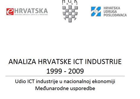 Analiza Hrvatske Ict Industrije Nacionalna Koalicija Za