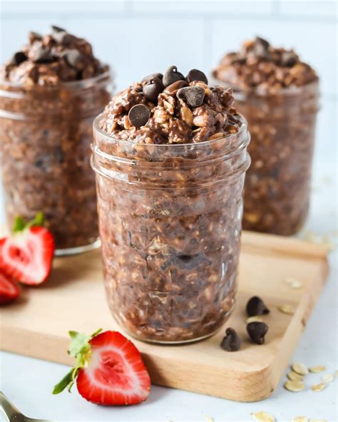 Double Chocolate Overnight Oats Healthy Recipe Ready In 10