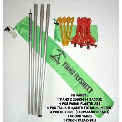 Promo Tiang Flysheet Single Pole Ultralight Econopack Hanya Tiang