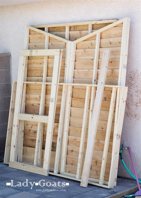 Ana White Small Cedar Fence Picket Storage Shed Diy Projects