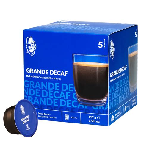 Kaffekapslen Grande Decaffeinato Capsule Per Dolce Gusto Per