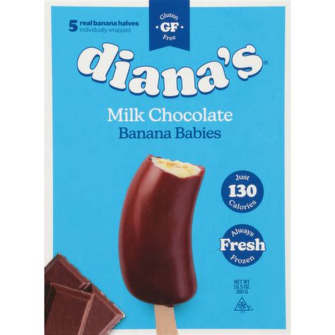 Dianas Banana Babies Milk Chocolate