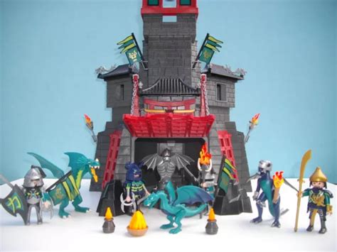 Playmobil Les Samoura S Playmobil Avec Les Dragons Et Leur Citadelle