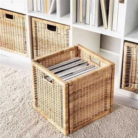 Small Wicker Storage Drawers