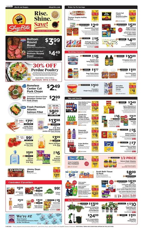 ShopRite Weekly Ad Circular From April 21