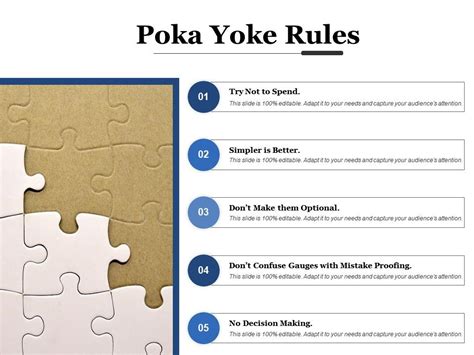 Poka Yoke Rules Ppt Powerpoint Presentation File Example Powerpoint