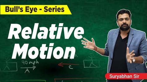 Relative Motion Kinematics 1d Iit Jee Neet Physics Bulls Eye