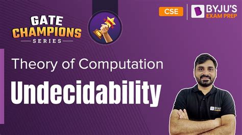 GATE 2023 CSE Exam Undecidability In TOC Theory Of Computation