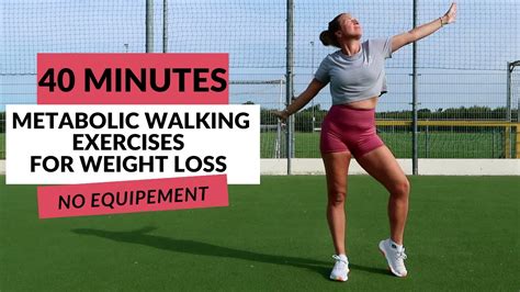 40 MIN METABOLIC WALKING EXERCISES FOR WEIGHT LOSS No Jumping No