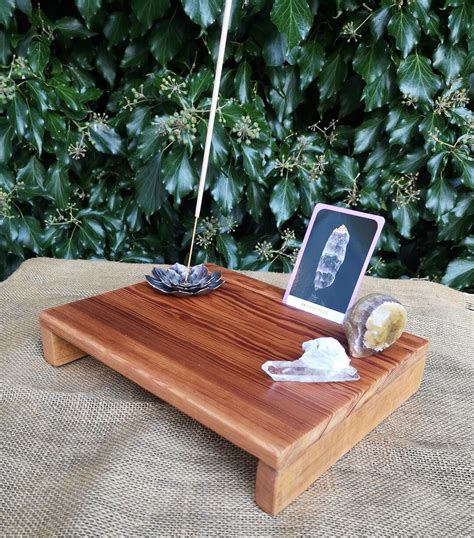 Recycled Handmade Simple Wooden Altar Handmade Wood Crystal - Etsy