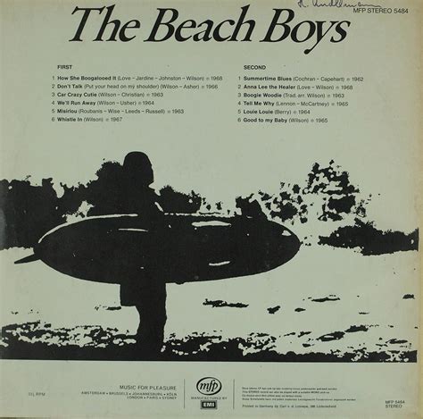 The Beach Boys The Beach Boys Pop Vocal Rockpop And All The