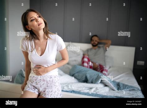 Woman upset stomach hi-res stock photography and images - Alamy