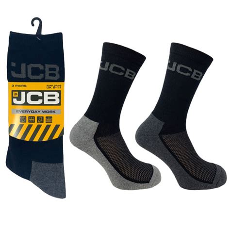 Jcb 3 Pack Mens Everyday Work Sock Wholesale Work Socks Wholesale