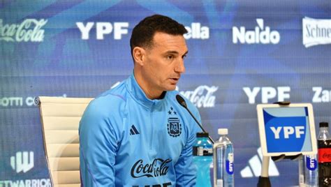 Scaloni Ahora Será Mucho Más Complejo Jugar Contra Los Rivales