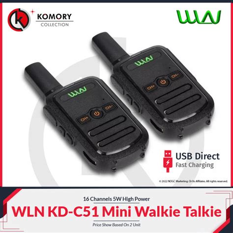 Wln Kd C Two Way Portable Channel Mhz Km Mini