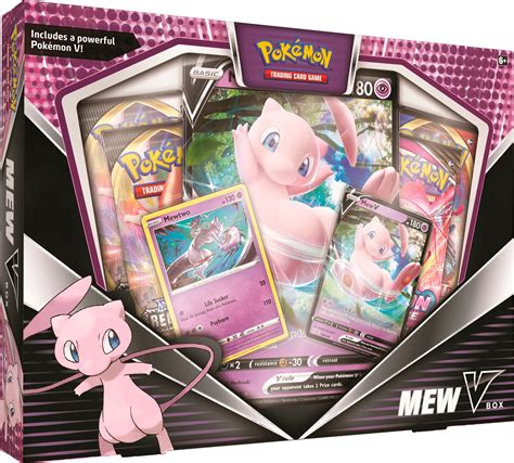 Best Buy: Pokémon Trading Card Game: Mew V Box Exclusive 290-87149