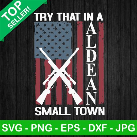 Try That In A Small Town Texas Skull Bull SVG Jason Aldean Texas