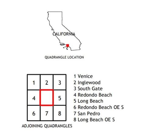 Torrance, CA Quadrangle 2018 USGS 7.5 Minute Topo Map » GEO FORWARD