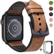 Best Leather Apple Watch Bands In 2020 For Series SE 6 5 4 3 2 1