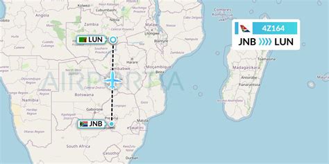 4Z164 Flight Status Airlink Johannesburg To Lusaka LNK164