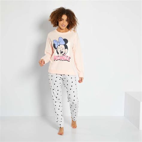 Pyjama Disney null écru gris foncé Kiabi 12 60