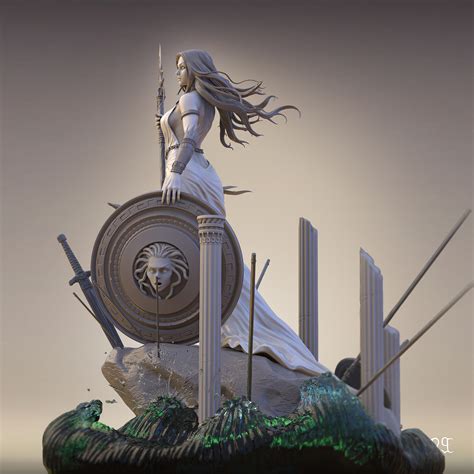 Athena Goddess Of War And Wisdom On Behance