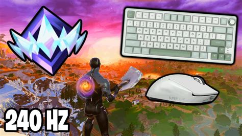 Fortnite Ranked Gameplay 😴 Royal Kludge R75 Asmr 🏆 Satisfying Keyboard