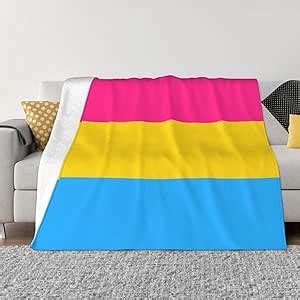 Amazon Pansexual Pan Pride Flag LGBT Gay Full Fleece Throw Cloak