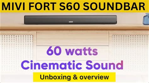 Mivi Fort S60 Soundbar Unboxing Overview Tamil YouTube