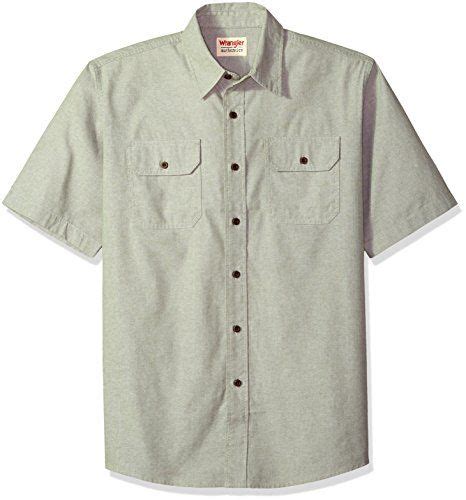 1599 Wrangler Authentics Mens Short Sleeve Classic Woven Shirt Pants Outfit Men Mens Outfits