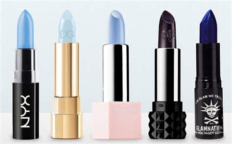 How To Wear Blue Lipstick And Nail The Seasons Look