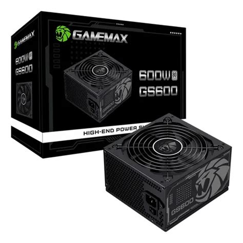 Fonte 600w 80 Plus White Gamemax Gs600 Reviews - Fonte De Alimentacao 600w Gs600 80 Plus White Gamemax Cor Preto | Frete ...