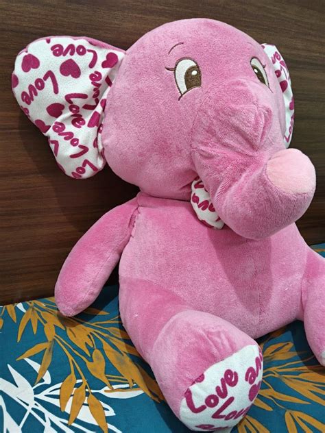 Boneka Gajah Elephant Pink Jumbo Barang Yang Dicari Di Carousell