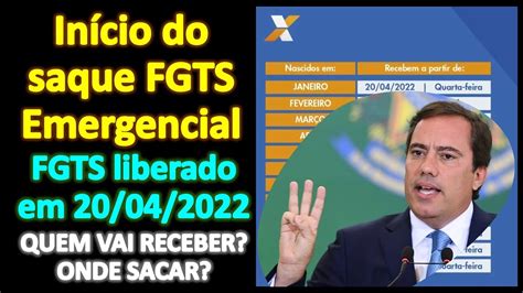 Liberado O Saque Do Fgts Emergencial 2022 CalendÁrio Do Saque