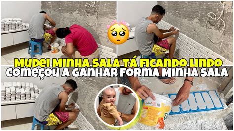 Mudei Minha Sala Come Ou A Reforma Organiza O T Ficando Lindo